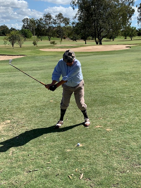 Arthur O'Shea in the world's smallest bunker