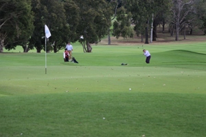 Phil Baird at the 15th